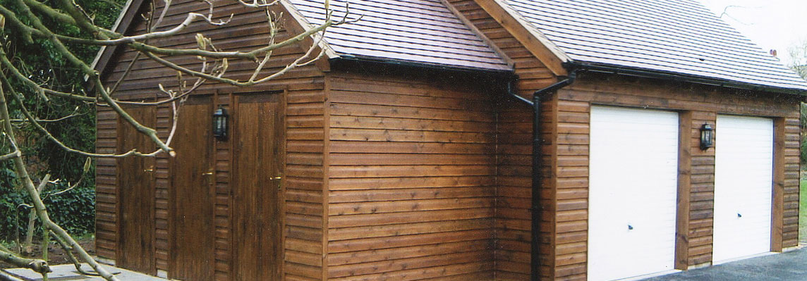 timber garage by jones joiners ltd ashbourne